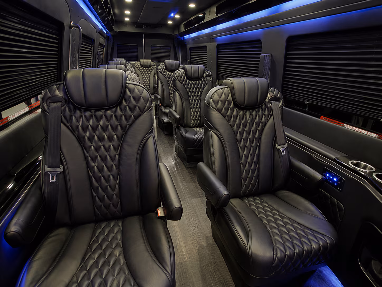 pasadena long distance transportation onboard seating