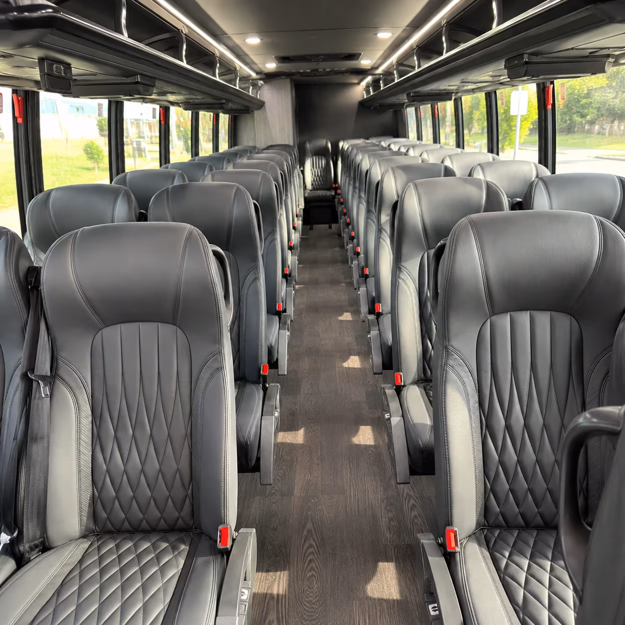 pasadena private event transportation onboard seating