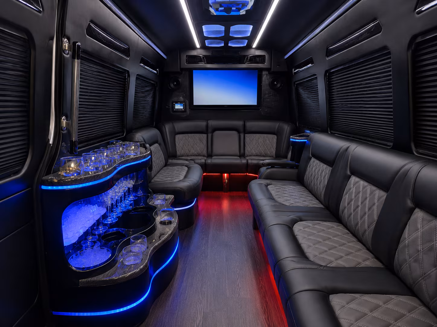 pasadena school event transportation onboard seating